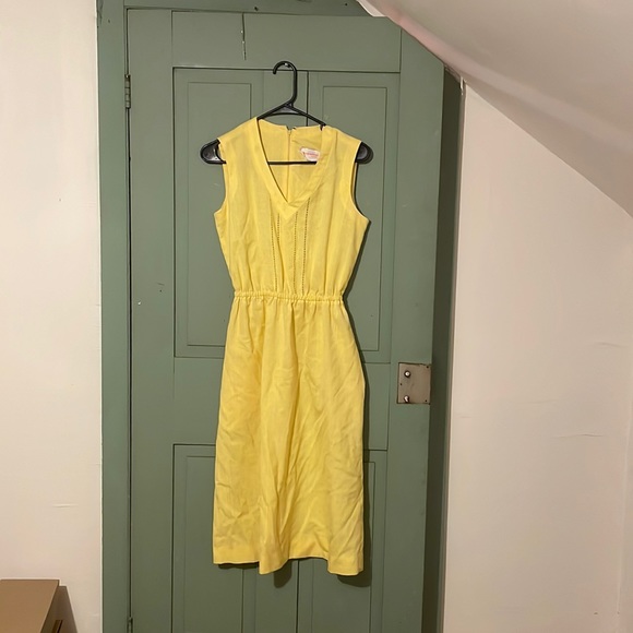 david warren Dresses Vintage 96s Sunny Yellow Dress Poshmark